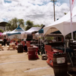 Making Stampede party tents